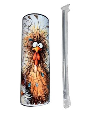 20 Oz Stainless Steel Chicken Tumbler